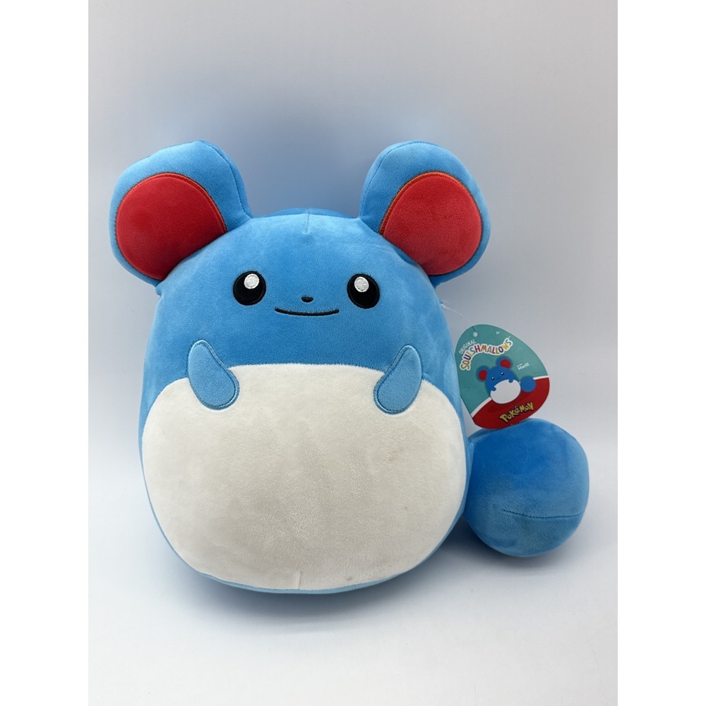 Pokémon Marill Plush Toy 12" Blue Polyester‎ Stuffed Animal Soft Pokemon Center